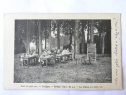 CPA (37) Indre Et Loire - FONDETTES - Ecole De Plein Air - Chatigny - La Classe En Plain Air - Fondettes