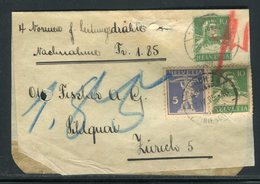 Suisse - Entier Postal + Compléments De Zurich Pour Zurich En 1925 - Réf JJ 102 - Interi Postali
