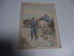 Protège Cahiers, Armée Française , Chasseurs à Cheval Formant Escorte - Collections, Lots & Series