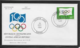 Thème Jeux Olympiques - Centenaire Du C.I.O. 1994 - Sports - Enveloppe - Sonstige & Ohne Zuordnung