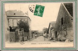 CPA - VERON (89) - Aspect De L'entrée Du Bourg Par La Rue De La Poste En 1908 - Veron