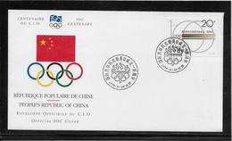 Thème Jeux Olympiques - Centenaire Du C.I.O. 1994 - Sports - Enveloppe - Other & Unclassified