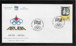 Thème Jeux Olympiques - Centenaire Du C.I.O. 1994 - Sports - Enveloppe - Autres & Non Classés