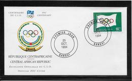 Thème Jeux Olympiques - Centenaire Du C.I.O. 1994 - Sports - Enveloppe - Other & Unclassified