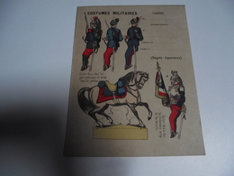 Protège Cahiers, Armée Française, Costumes Militaires Sujets Equestres, N° 2 - Collections, Lots & Series