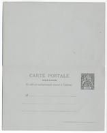 COTE D'IVOIRE - CARTE  ENTIER TYPE GROUPE NEUVE AVEC REPONSE PAYEE - Cartas & Documentos