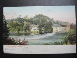 AK MITTWEIDA LAUENHAINER Mühle 1906  / D*39214 - Mittweida