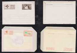 Ägypten Egypt 1970 + 1977 2 MNH Aerogramme Stationery - Lettres & Documents
