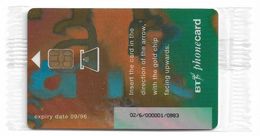 UK - BT - BCF - BETA Trial Card 50p, TRL017Aa - GPT1 (Siemens) Chip, Exp. 09.96, 4.000ex, NSB - BT Dienst Und Test