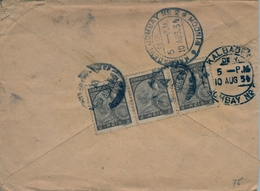 1934 INDIA PORTUGUESA , SOBRE CIRCULADO , MARGAO / GOA - KALBADEVI / BOMBAY , LLEGADA - Portuguese India