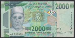 Guinea 2000 Francs 2018 Pew UNC - Guinée