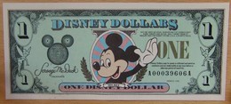 Etat-Unis D'Amérique 1 Disney Dollars 1998 Revers Château - Collezioni