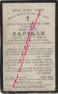 En 1899 Meteren  Marie Zélie CAPELLE 21 Ans - Obituary Notices