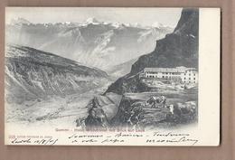 CPA SUISSE - GEMMI - Hotel Wildstrubel Mit Blick Auf Leuk - TB PLAN Etablissement Et Vallée + TB Oblitération 1905 Verso - Trub