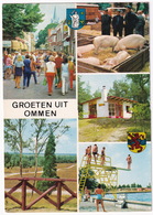 Groeten Uit Ommen - Springplank Zwembad, Varkens, Veemarkt, 'PHILIPS' Neon, Winkelstraat - (Overijssel) - 1973 - Ommen