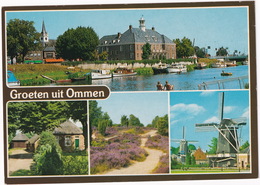 Groeten Uit Ommen - Grand-Café A.d. Vecht, Jachten, Natuur, Molens - (Overijssel) - Ommen