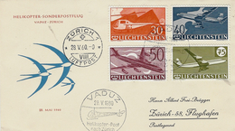 29-5-60  Helicopter - Sonderpostlug  - Vaduz To Zurich - Storia Postale