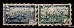 - ALGERIE - 1946 - YT N° PA 2 / 3 - Oblitérés - Alger0,50 - Airmail