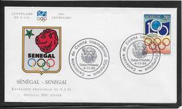 Thème Jeux Olympiques - Centenaire Du C.I.O. 1994 - Sports - Enveloppe - Autres & Non Classés