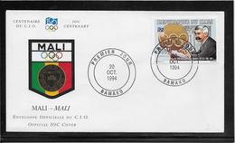 Thème Jeux Olympiques - Centenaire Du C.I.O. 1994 - Sports - Enveloppe - Other
