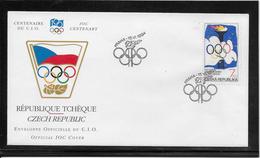 Thème Jeux Olympiques - Centenaire Du C.I.O. 1994 - Sports - Enveloppe - Autres & Non Classés