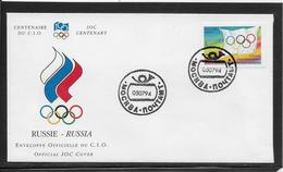 Thème Jeux Olympiques - Centenaire Du C.I.O. 1994 - Sports - Enveloppe - Autres & Non Classés