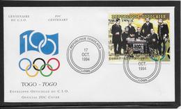 Thème Jeux Olympiques - Centenaire Du C.I.O. 1994 - Sports - Enveloppe - Autres & Non Classés