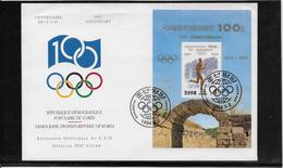 Thème Jeux Olympiques - Centenaire Du C.I.O. 1994 - Sports - Enveloppe - Autres & Non Classés