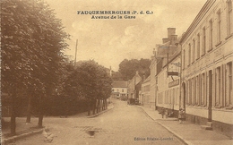 62  FAUQUEMBERGUES   AVENUE  DE  LA  GARE - Fauquembergues