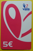 Kosovo Prepaid Phonecard, 5 Euro. Operator VALA *Butterfly*, Serial # 87....... - Kosovo
