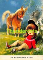 CPSM ILLUSTRATEUR TAYLOR TOT ARTIST SIGNED ENFANT CHEVAL GIRL HORSE - Taylor