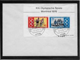Thème Jeux Olympiques - Montréal 1976 - Sports - Enveloppe - Ete 1976: Montréal