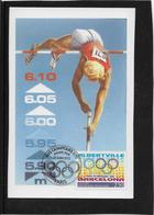Thème Jeux Olympiques - Barcelone 1992 - Sports - Carte Maximum - Ete 1992: Barcelone
