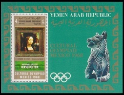 1969	Yemen YAR 	1004/B111	1968 Olympic Games In  Mexiko	15,00 € - Summer 1968: Mexico City