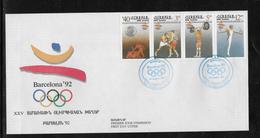 Thème Jeux Olympiques - Barcelone 1992 - Enveloppe - Verano 1992: Barcelona