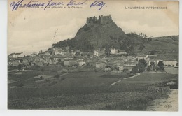 BURON - Vue Générale Et Le Château (carte Postée à VIC LE COMTE ) - Vic Le Comte