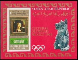 1969	Yemen YAR 	1004/B112b	1968 Olympic Games In  Mexiko	18,00 € - Summer 1968: Mexico City