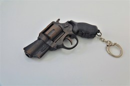 Vintage TOY GUN : SUPER COLT COBRA D&E 358 Revolver - L=9cm - Keychain 19**s - Keywords : Cap - Cork - Pistol - Armes Neutralisées