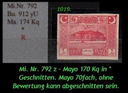 EARLY OTTOMAN SPECIALIZED FOR SPECIALIST, SEE...Mi. Nr. 792 Z - Mayo 171 Kq - Ungebraucht