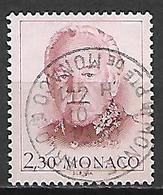 MONACO    -   1990 .   Y&T N° 1706 Oblitéré  .   Prince Rainier III - Usati
