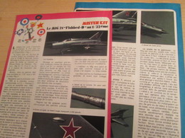 SPI2019 Issu De SPIROU 1975/76 / MISTER KIT Présente : DOUBLE PAGE A4 / MIG 21 FISHBED D AU 1/32e - Frankrijk