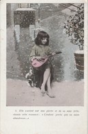 Enfant Avec Mandoline Sous La Neige : La Mendiante Du Panthéon N° 3 - ( Colorisée ) - Collections, Lots & Séries