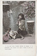 Enfant Avec Mandoline Sous La Neige : La Mendiante Du Panthéon N° 5 - ( Colorisée ) - Un Manque Bas Droit - - Collections, Lots & Séries