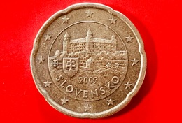 SLOVACCHIA - 2009 - Moneta - Castello Di Bratislava - Euro - 0.20 - Slovakia