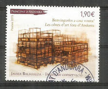 Oeuvre De Javier Balmaseda "Instinct De Conservation" , Oblitéré 1 ère Qualité, Oblitération Ronde, Année 2015 - Used Stamps