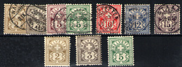 Suiza Nº 62/3, 66, 63/8, 70. Año 1882/99 - Neufs