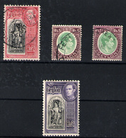 Ceylán  Nº 272, 262/3 . Año 1937/49 - Sri Lanka (Ceylon) (1948-...)