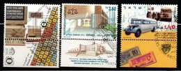 Q925.-.  ISRAEL 1992-1994. SC#: 1124, 1218, 1220. USED -  SCV: US$ 6.00 ++ - Used Stamps (with Tabs)