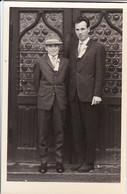AK Foto 2 Junge Männer - Kommunion - Ca. 1930/50 (42383) - Comunioni