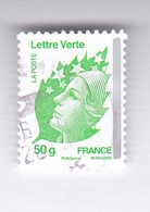 TIMBRE  OBLITERE MARIANNE DE BEAUJARD N°4594 / BANDE GRISE A DROITE (cf Scan) - Used Stamps